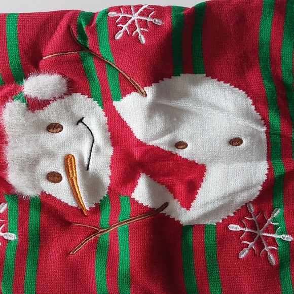 Dog christmas sweater snowman red size L - Picture 3 of 7